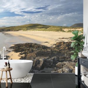 Papier Peint Plage Mer Rochers – Image 5