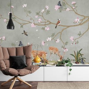 Papier Peint Cerf Parmi Les Plantes – Image 4