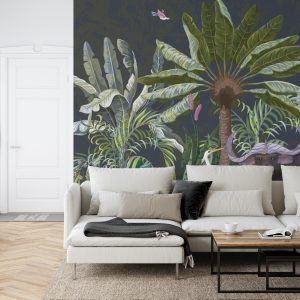 Papier Peint Animaux Au Milieu Des Palmiers Et Des Plantes – Image 6