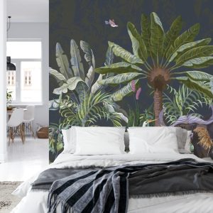 Papier Peint Animaux Au Milieu Des Palmiers Et Des Plantes – Image 8