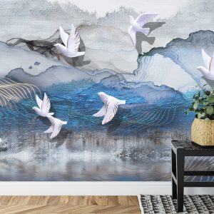 Papier Peint Oiseaux Au Bord De La Mer – Image 7