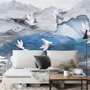 Papier Peint Oiseaux Au Bord De La Mer – Image 3
