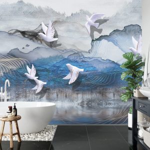 Papier Peint Oiseaux Au Bord De La Mer – Image 5