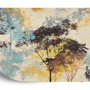 Papier Peint Vieux Arbres Peints – Image 2