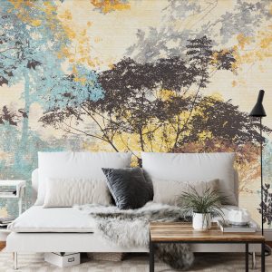 Papier Peint Vieux Arbres Peints – Image 3