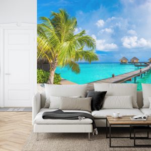 Papier Peint Maisons De Vacances Tropicales Aux Maldives – Image 6
