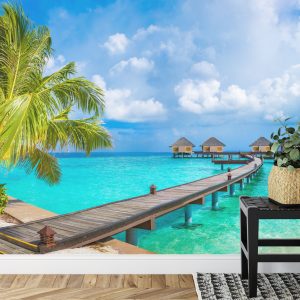 Papier Peint Maisons De Vacances Tropicales Aux Maldives – Image 7