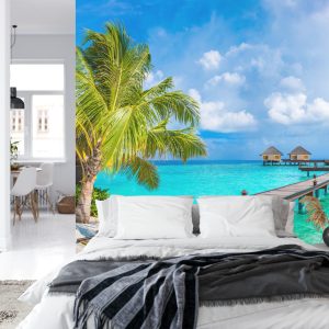 Papier Peint Maisons De Vacances Tropicales Aux Maldives – Image 8
