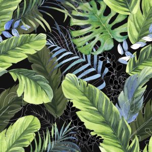 Papier Peint Feuilles Tropicales – Image 1