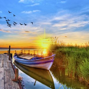 Papier Peint Bateau À Quai – Image 1