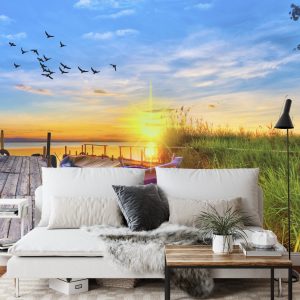 Papier Peint Bateau À Quai – Image 3