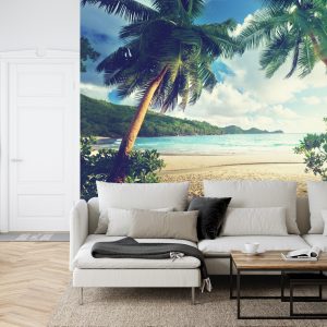 Papier Peint Palmiers Aux Seychelles – Image 6