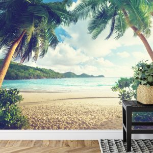 Papier Peint Palmiers Aux Seychelles – Image 7