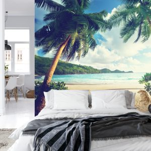 Papier Peint Palmiers Aux Seychelles – Image 8