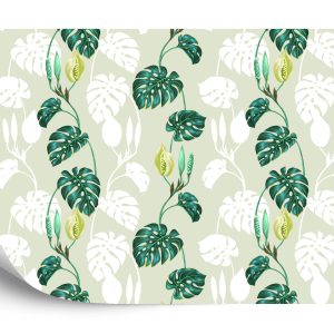 Papier Peint Feuilles De Monstera – Image 2