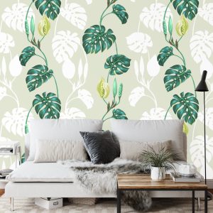 Papier Peint Feuilles De Monstera – Image 3