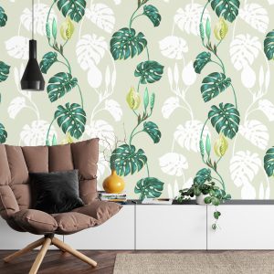 Papier Peint Feuilles De Monstera – Image 4