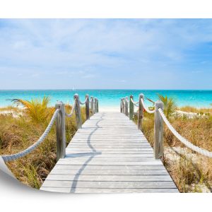 Papier Peint Chemin Sur Une Plage Des Caraïbes – Image 2