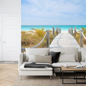 Papier Peint Chemin Sur Une Plage Des Caraïbes – Image 6