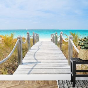 Papier Peint Chemin Sur Une Plage Des Caraïbes – Image 7