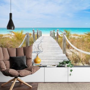 Papier Peint Chemin Sur Une Plage Des Caraïbes – Image 4