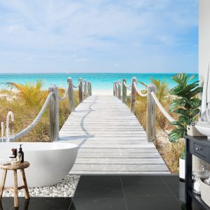 Papier Peint Chemin Sur Une Plage Des Caraïbes – Image 5