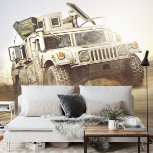 Papier Peint Véhicule Blindé Dans Le Désert – Image 3