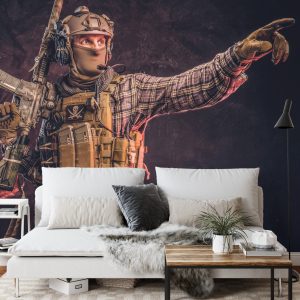 Papier Peint Soldat En Tenue De Camouflage – Image 3