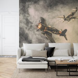 Papier Peint Combat Aérien Dans Les Nuages – Image 6