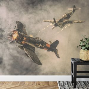 Papier Peint Combat Aérien Dans Les Nuages – Image 7