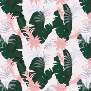 Papier Peint Feuilles Tropicales – Image 1
