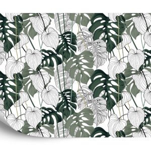 Papier Peint Feuilles De Monstera – Image 2
