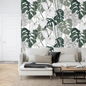 Papier Peint Feuilles De Monstera – Image 6