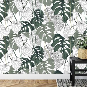 Papier Peint Feuilles De Monstera – Image 7