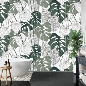 Papier Peint Feuilles De Monstera – Image 5