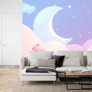 Papier Peint Ours Mignon Dans Les Nuages – Image 6