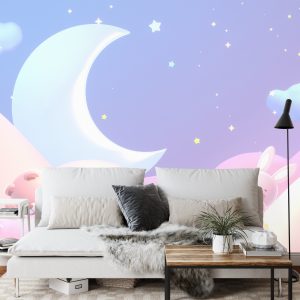 Papier Peint Ours Mignon Dans Les Nuages – Image 3