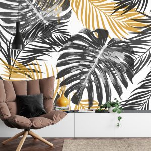 Papier Peint Feuilles De Monstera – Image 4