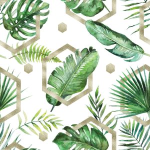 Papier Peint Feuilles De Monstera – Image 1