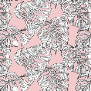 Papier Peint Feuilles De Monstera – Image 1