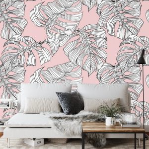 Papier Peint Feuilles De Monstera – Image 3