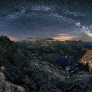 Papier Peint Voie Lactée Sur Les Tatras – Image 1