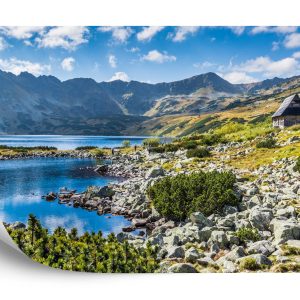 Papier Peint Lac De Montagne Dans La Vallée – Image 2