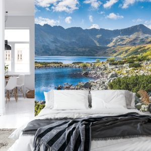 Papier Peint Lac De Montagne Dans La Vallée – Image 8