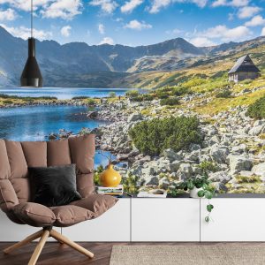 Papier Peint Lac De Montagne Dans La Vallée – Image 4