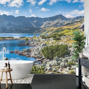 Papier Peint Lac De Montagne Dans La Vallée – Image 5