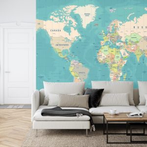 Papier Peint Carte Du Monde – Image 6