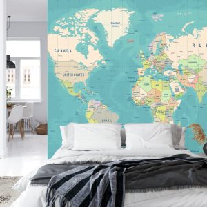 Papier Peint Carte Du Monde – Image 8