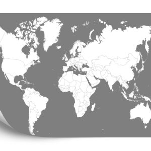 Papier Peint Carte Du Monde – Image 2