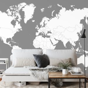 Papier Peint Carte Du Monde – Image 3